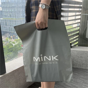 Trykt håndtag taske design logo